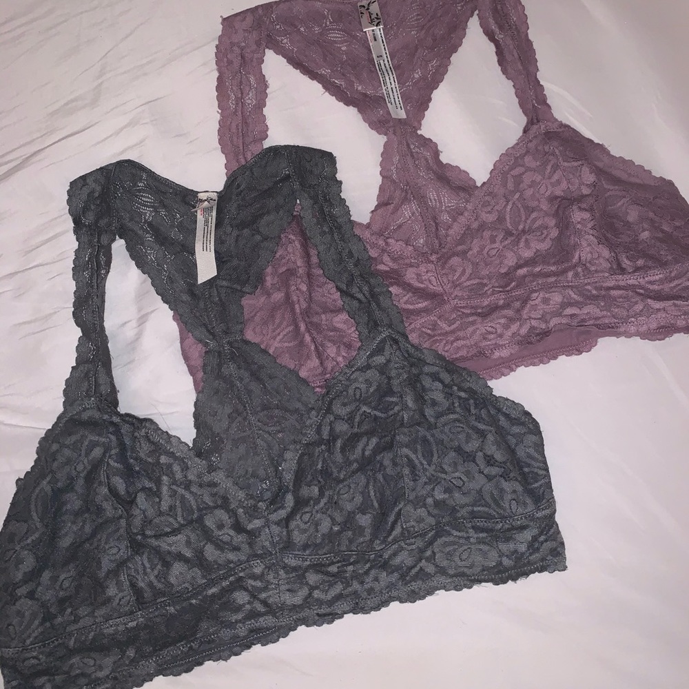 Free People XL Razor Back Bralettes